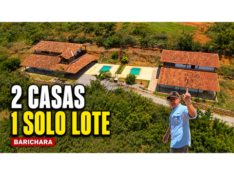 vendo 2 casas campestres barichara sector llano las gemelas de tapia