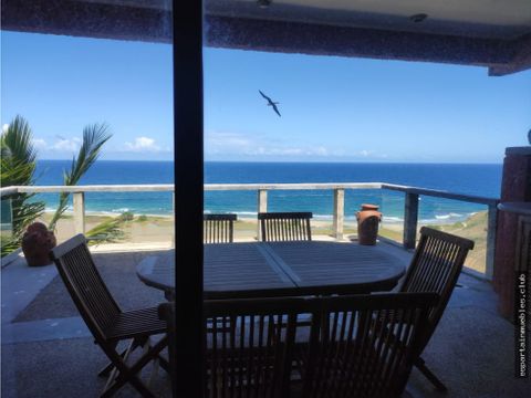 penthouse vista al mar equipado venta en margarita la caranta