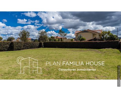 excelente lote ubicado en condominio residencial cajica