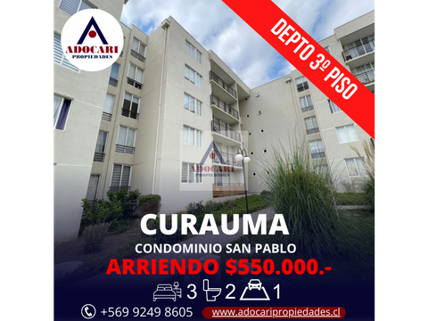 curauma condominio san pablo depto 3d 2b 1e