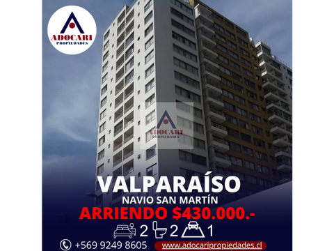 valparaiso navio san martin depto 2d 2b 1e 1b