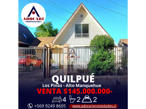 quilpue los pinos alto manquehue casa 4d 2b 2e