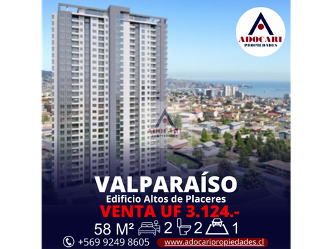 departamento nuevo valparaiso altos de placeres 2d 2b 1e