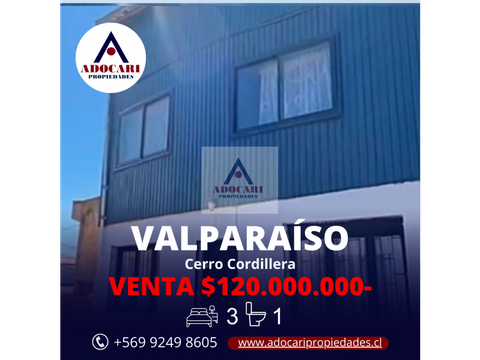 valparaiso cerro cordillera 3d 1b