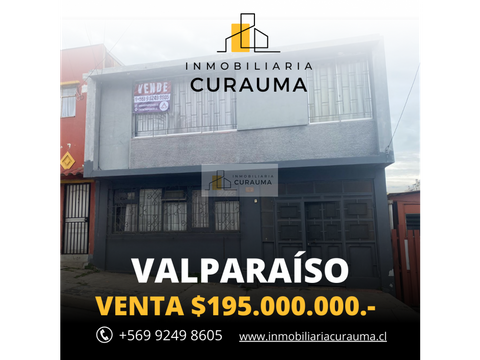 valparaiso cerro placeres casa de 8d 4b