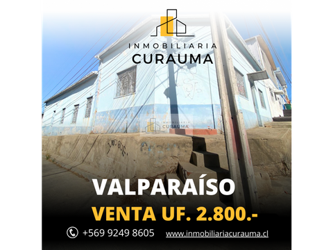 valparaiso cerro baron casa esquina 3d 1b