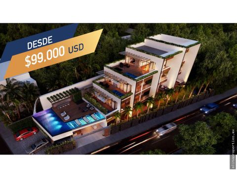 increible departamento en tulum desde 99000 usd