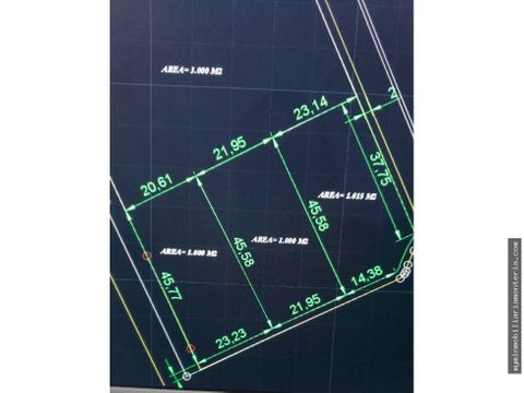 lote comercial de 1000 metros cerca a monteverde