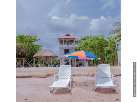 cabana en arriendo por dias frente al mar en playa blanca san antero