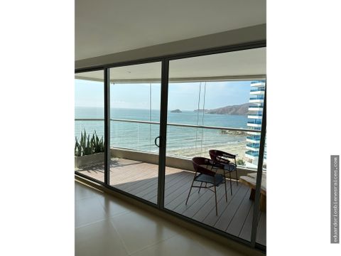 se vende apartamento en playa salguero santa marta colombia