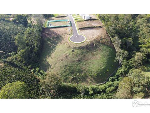 venta de lote en conjunto cerrado calarca quindio