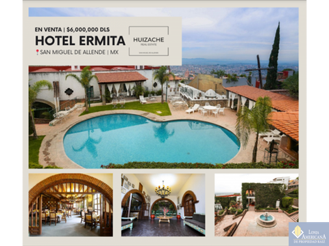 venta hotel ermita en mexico