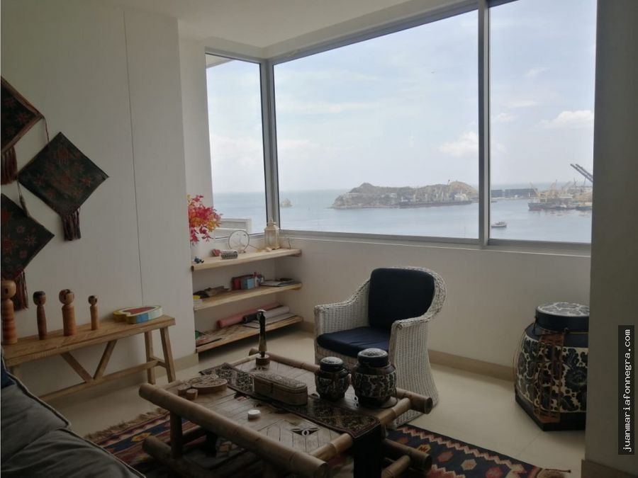 venta apartamento preciosa vista a la marina santa marta