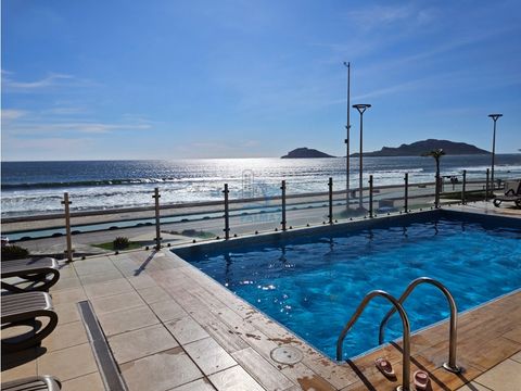 departamento en venta amueblado en el malecon de mazatlan