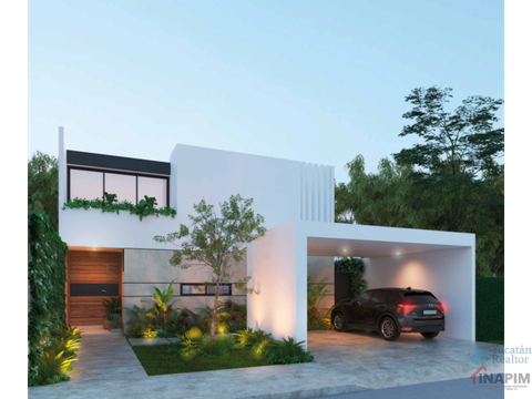 casa en venta merida al norte en privada residencial zentura