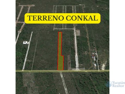 terreno en venta en conkal de 971136 m2 yucatan