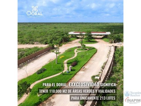 terreno en venta al norte de merida cerca de puerto progreso