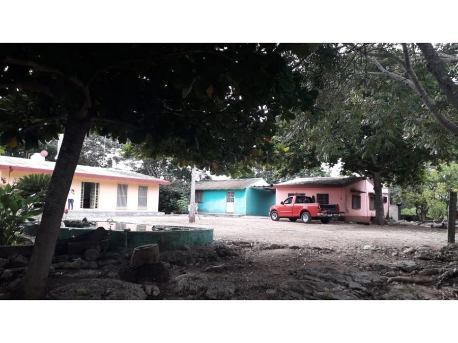 venta de hacienda de 253 has a 5 min de tizimin con cenotes yucatan