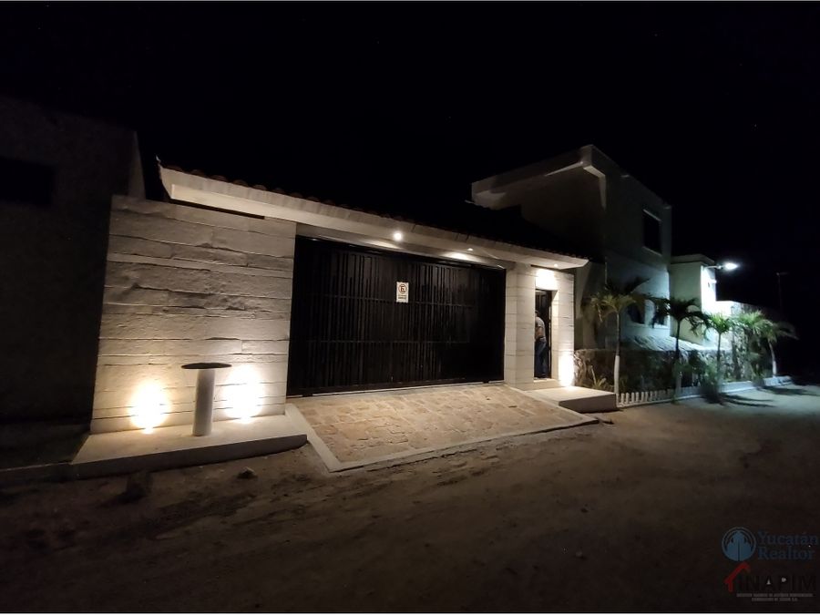 casa en venta frente al mar de una planta yucatan