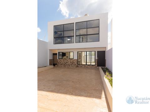 casa en venta de 3 habitaciones privada acacias chichi suarez yucatan