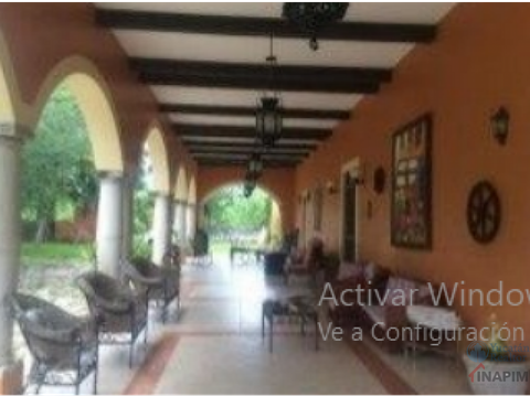 hacienda en venta de 112 has con cenote en yucatan