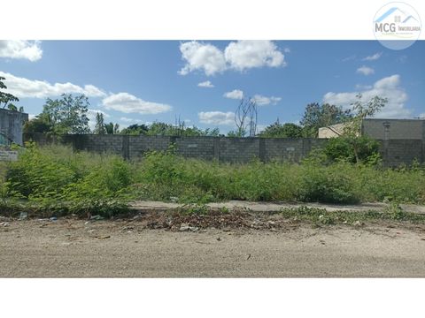 terrenos en venta de 75m x 16m en kanasin yucatan mexico