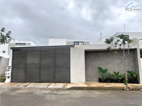 casa en venta 3 recamaras y piscina en privada maeba conkal yucatan