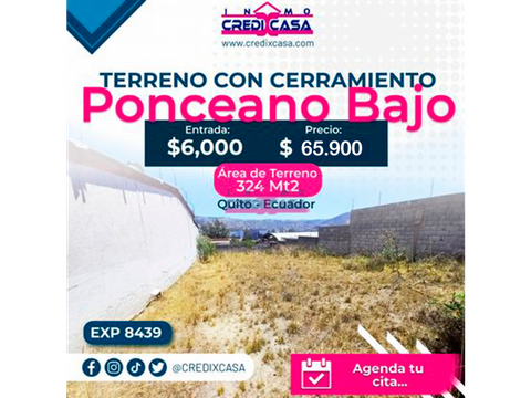 cxc venta terreno ponceano bajo exp 8439