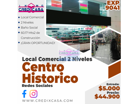 cxc venta local comercial centro historico exp 9041