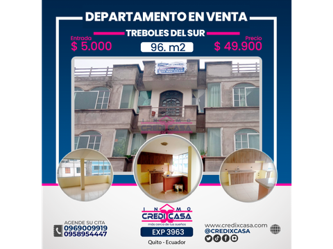 inmo credicasa departamento en venta treboles del sur exp 3963