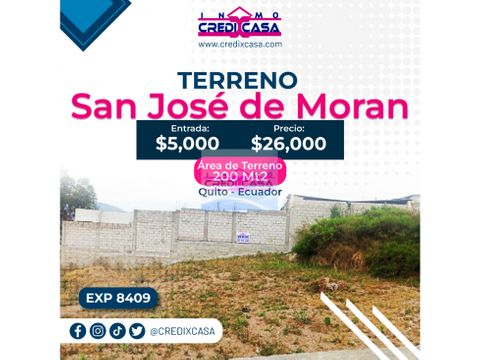 cxc venta terreno san jose de moran exp 8409