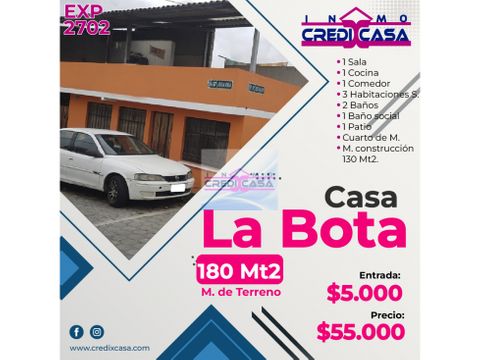 cxc venta casa la bota exp 2702