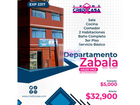 cxc venta departamento zabala exp 2317
