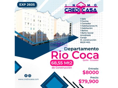 cxc venta departamento rio coca exp 2605