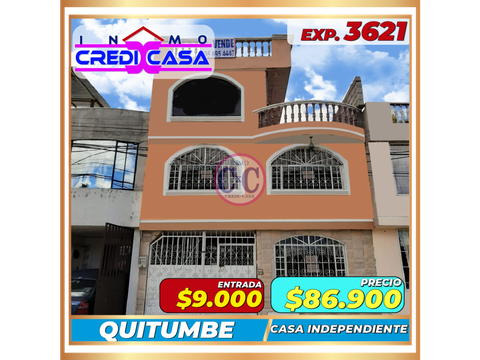 cxc venta casa independiente quitumbe exp 3621