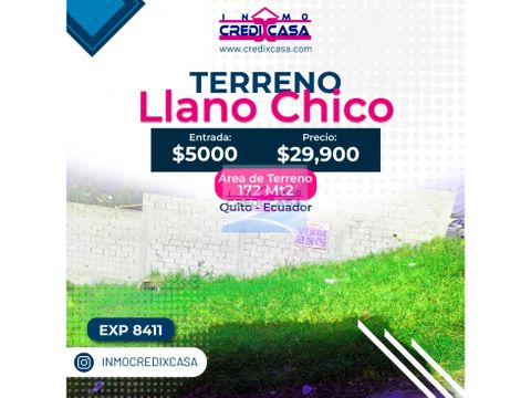 cxc venta terreno llano chico exp 8411