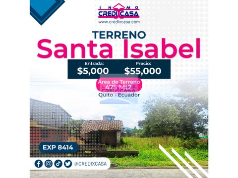 cxc venta de terreno santa isabel exp 8414