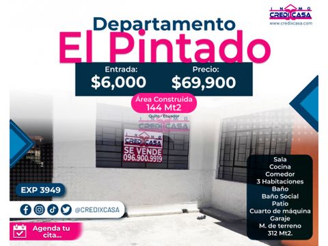 cxc venta de departamento el pintado exp 3949