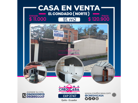 cxc venta casa espectacular sector norte condado exp 2747