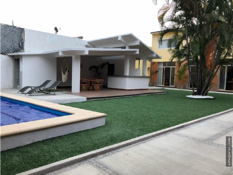 casa sola con alberca en cuernavaca residencial exclusivo