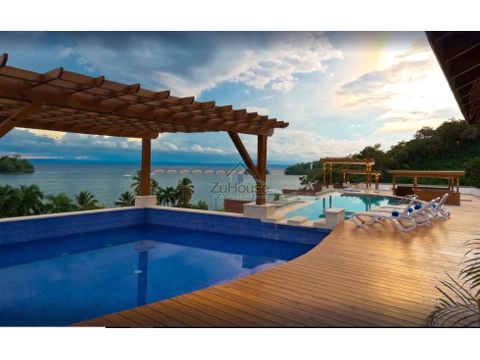 apartaestudio nuevo en venta con vista a la bahia de samana wpa09