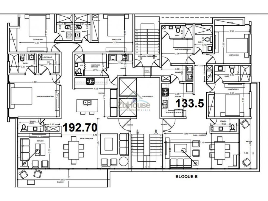 apartamentos en planos en venta en la esmeralda santiago wpa42 b