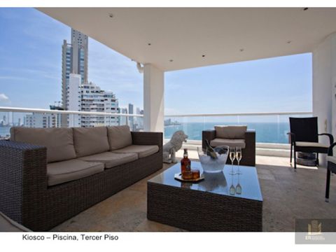 se vende penthouse piscina privada bocagrande cartagena de indias