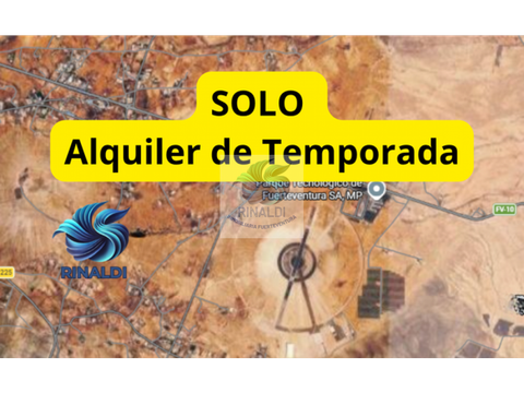 alquiler por temporada de chalet en los estancos