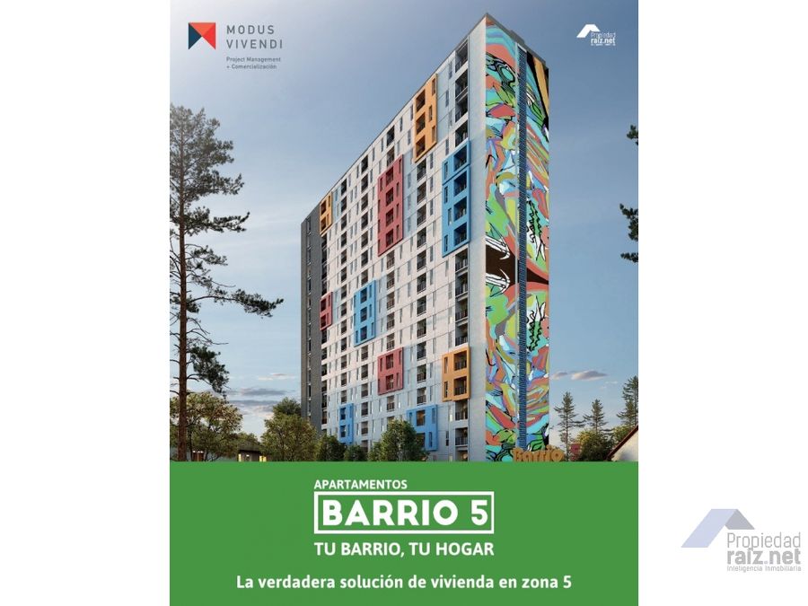 venta de apartamentos proyecto barrio 5