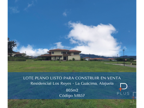 lote plano listo para construir ventalos reyes la guacima cod mb57