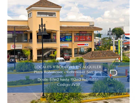 locales y bodegas alquiler plaza rohrmoser cod jv57