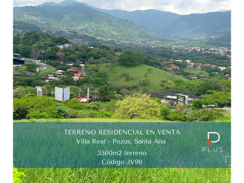 lote en venta villa real santa ana 3500m2 cod jv90