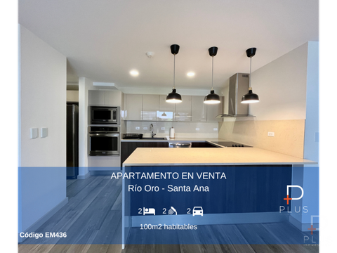 apartamento 2 habitaciones venta rio oro santa ana cod em436