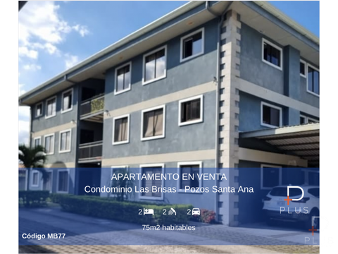 apartamento 2 habitaciones venta pozos santa ana cod mb77
